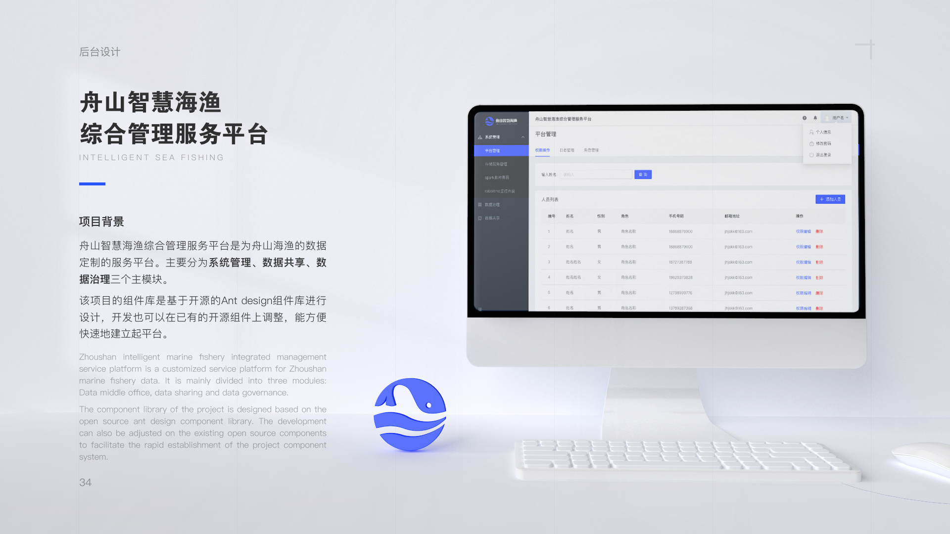 舟山智慧海渔作品背景页